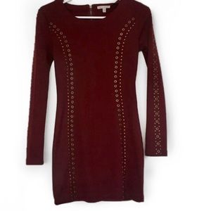 Lucca Couture Urban Outfitters Maroon dress